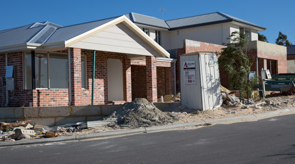 New home sales resume slide