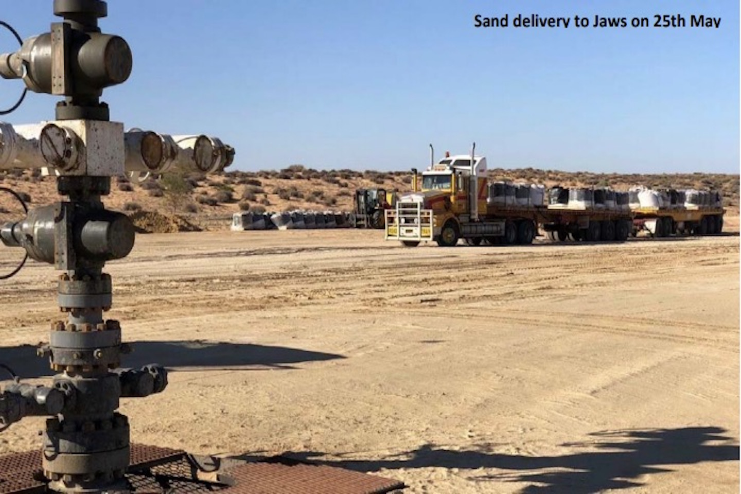 Halliburton rolls in stimulation crew at Strike gas well