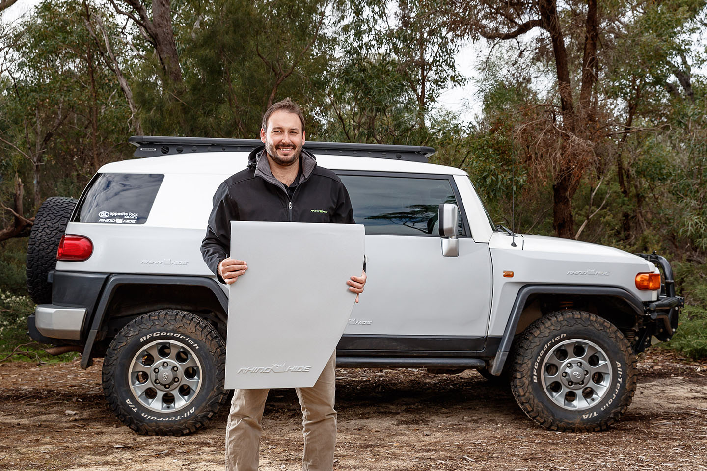 Rhinohide takes off-road route to US