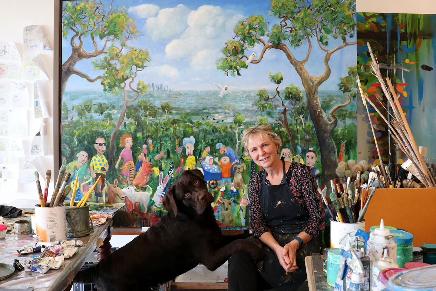 Artist uses business success to back fundraiser