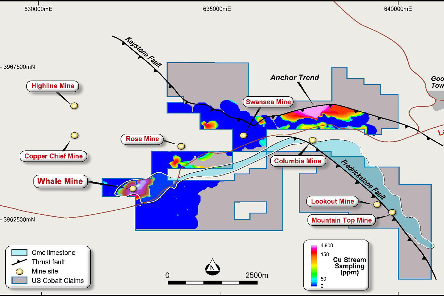 Tyranna onto cobalt-copper-zinc in Nevada