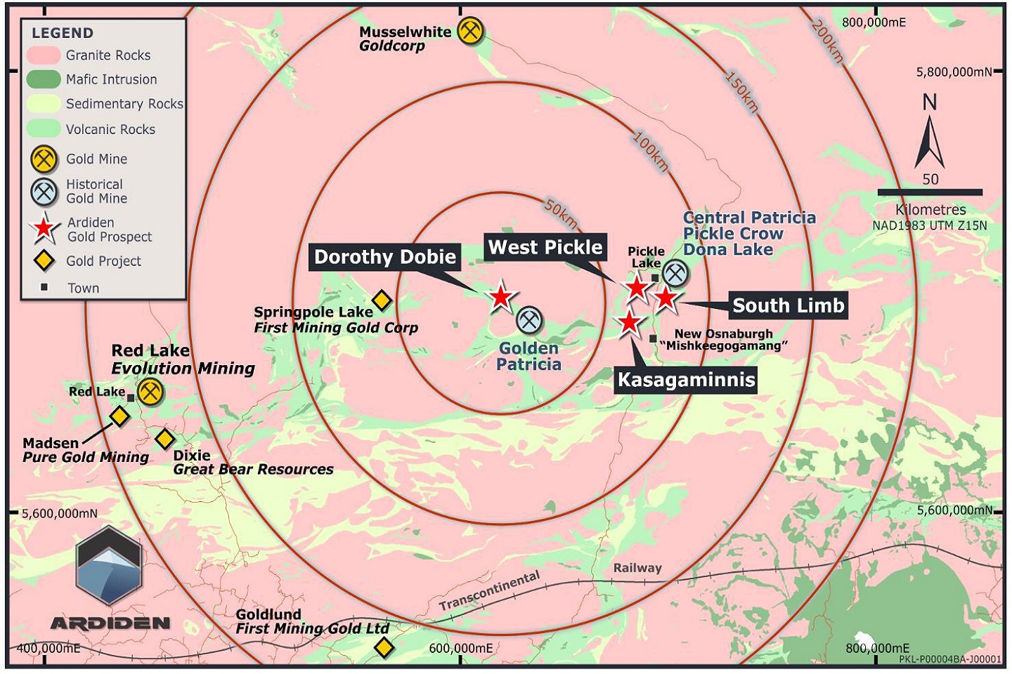 Ardiden bolsters land holdings in lucrative Canadian greenstone belt