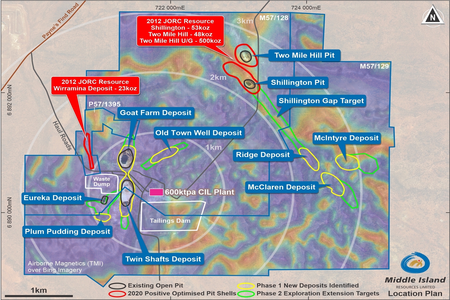 Middle Island satellite gold deposit shaping up