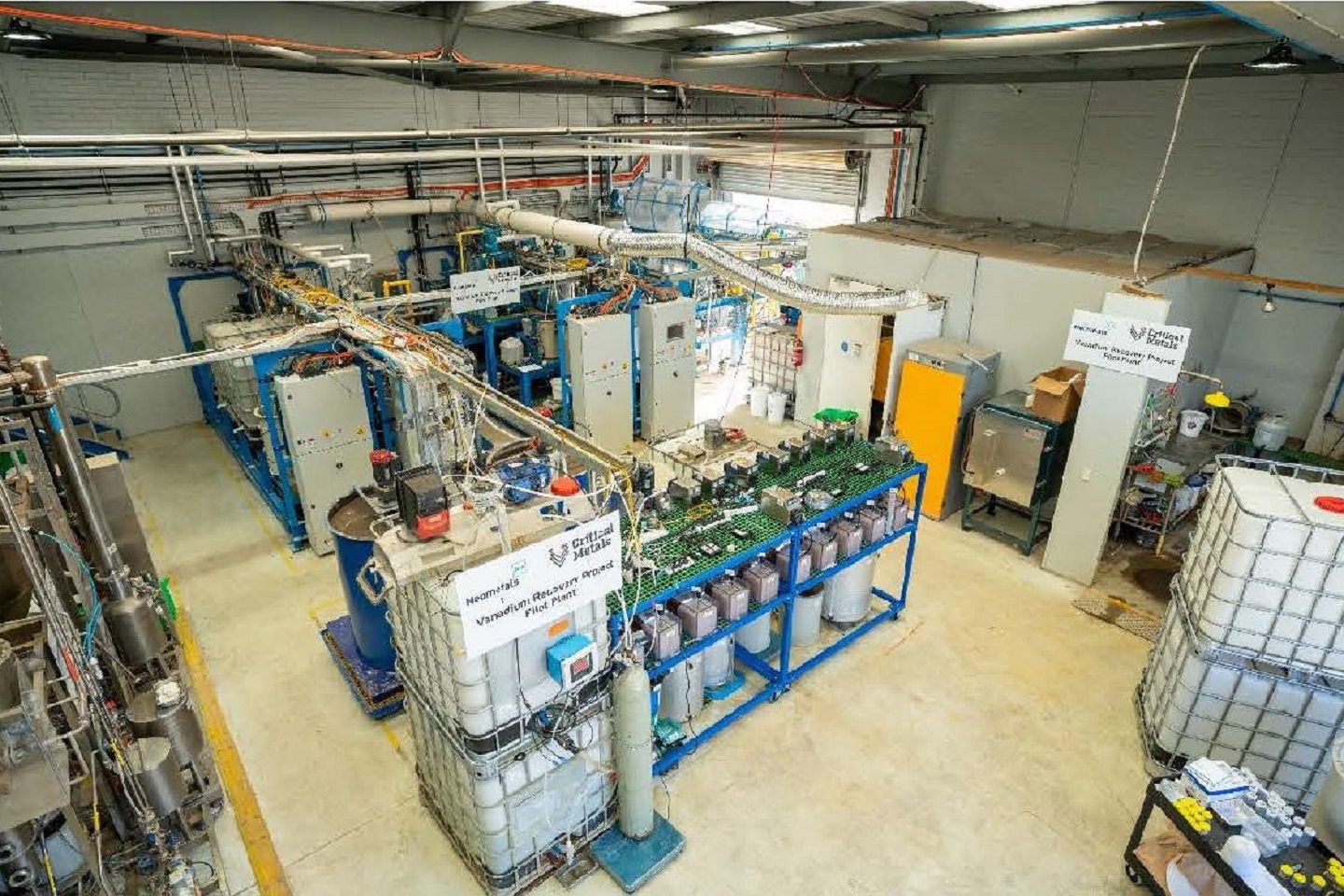 Neometals pilot plant produces vanadium pentoxide