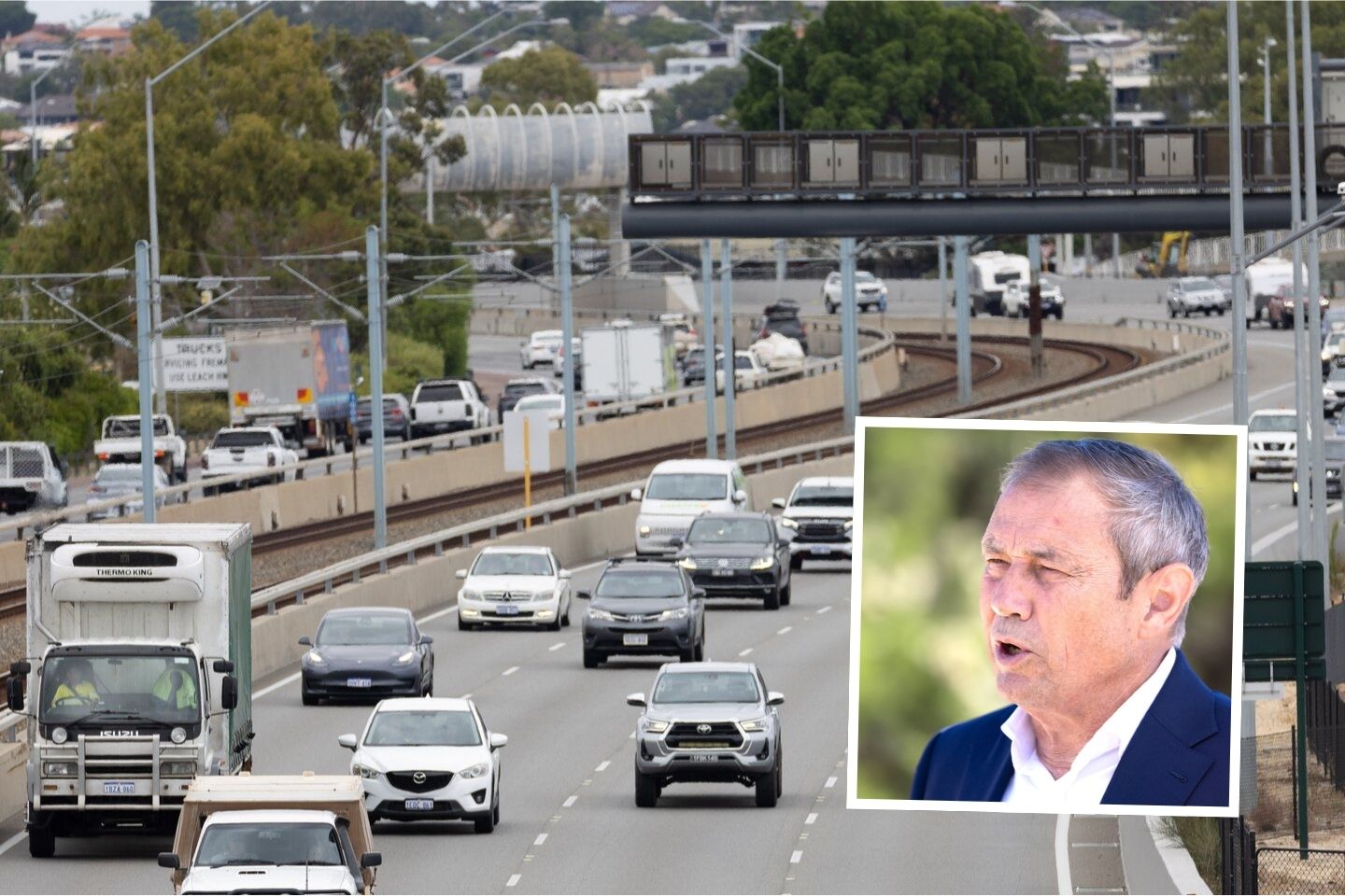 Roger Cook and the Kwinana Freeway