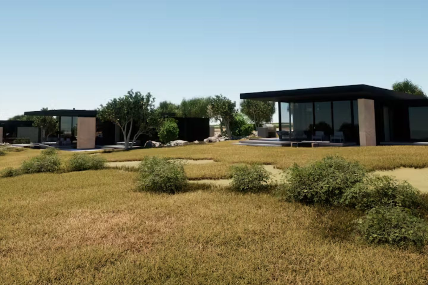 The proposed luxury accommodation development in Wilyabrup.