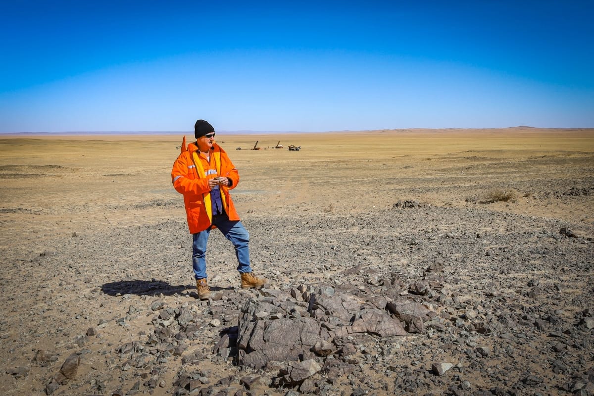 Xanadu Mines_Colin Moorhead at White Hill deposit