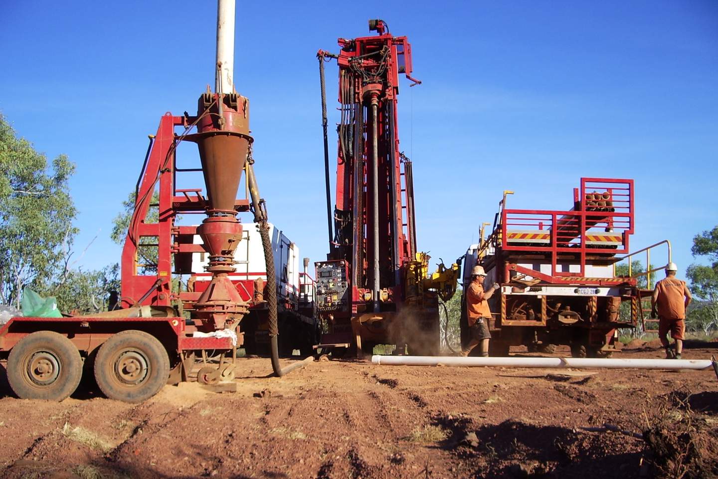 King River Resources drill rig BNBWA
