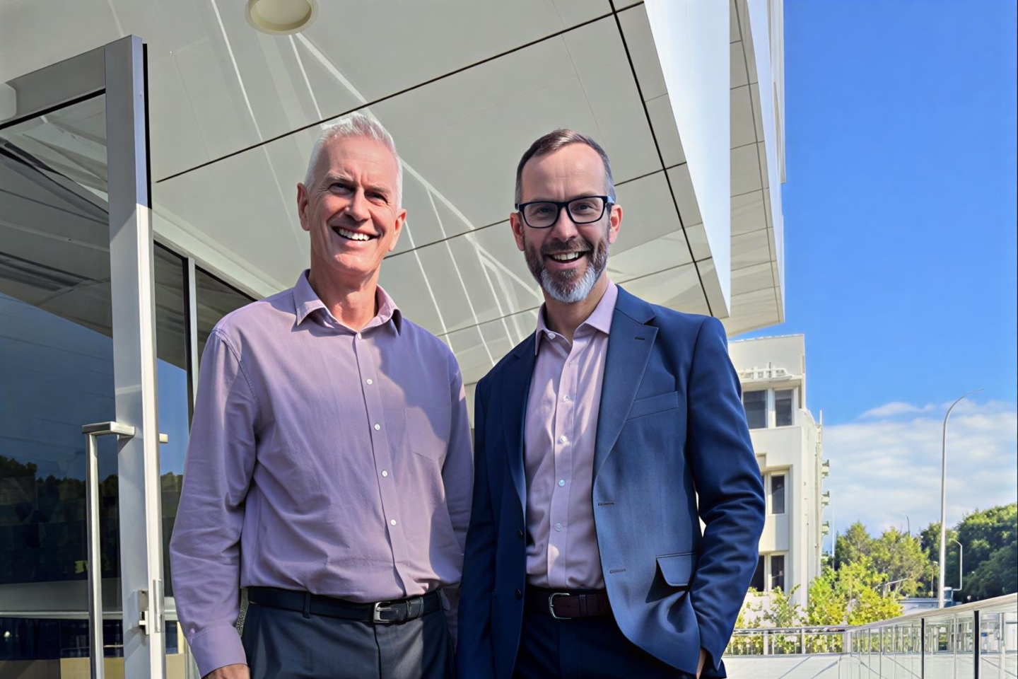 Triangle CEO Rory McGoldrick and former MD Conrad Todd BNBWA