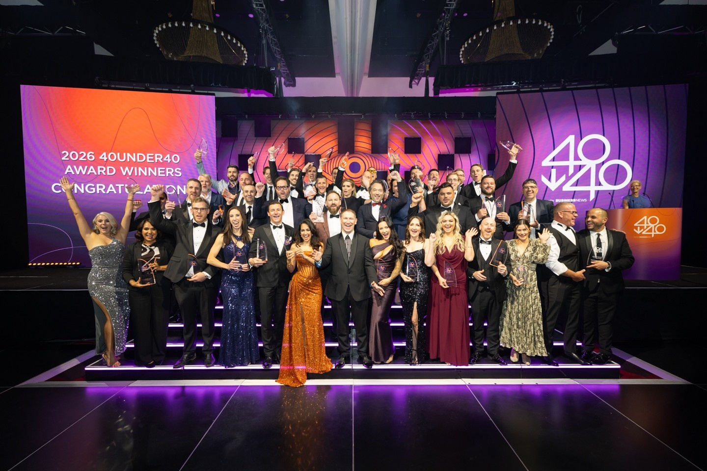 40under40 awards night