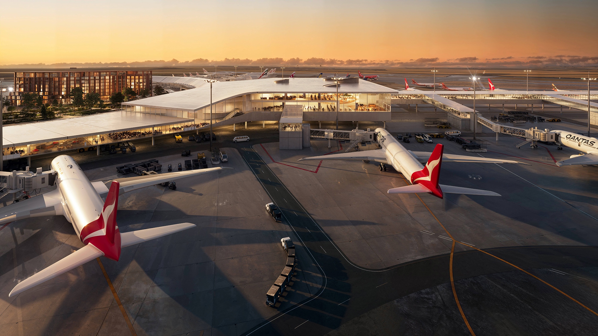 Photo: Perth Airport.