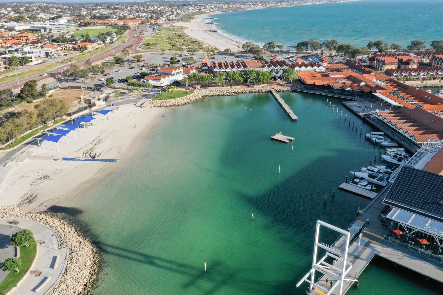 Sorrento Quay is in the Hillarys Boat Harbour precinct. Photo: Attila Csaszar