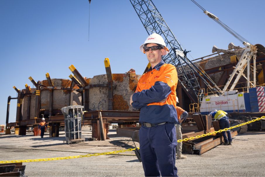 Birdon decommissioning manager Mitch Kelly