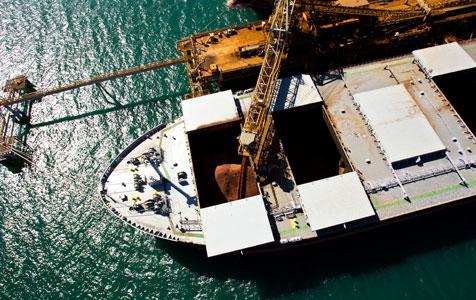 Slowdown in mining exports