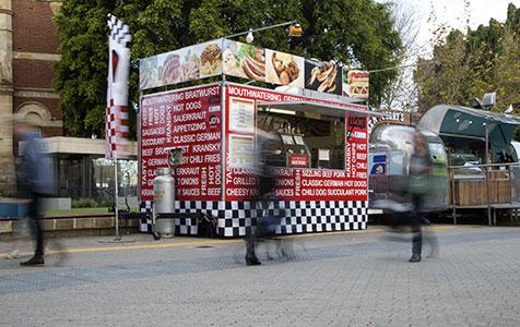 Food vans offer gourmet grub