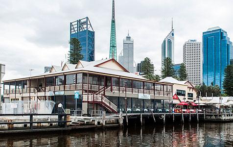 Riverfront restaurant lease up for grabs