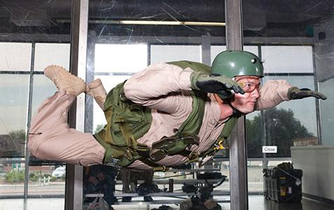 Indoor skydiving facility for Belmont