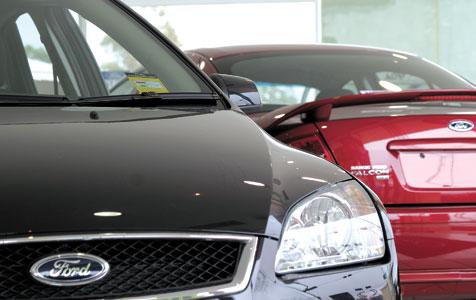 Vehicle sales hit brakes
