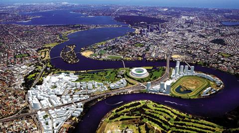 Movement at Belmont Park