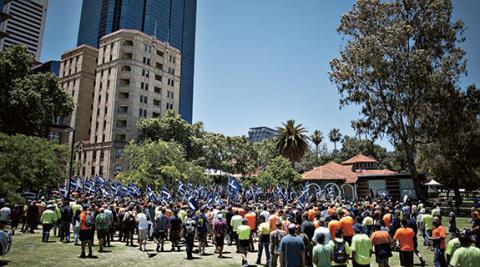 Minimal union wages role: report