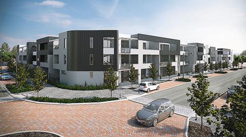 Apartments find suburban home