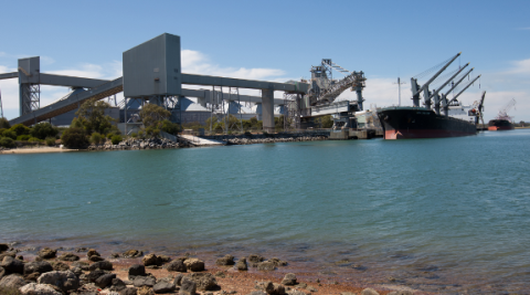 Trade deficit improves on ore exports