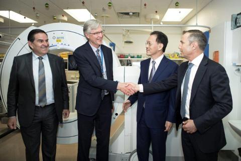 Business leaders behind medical donation