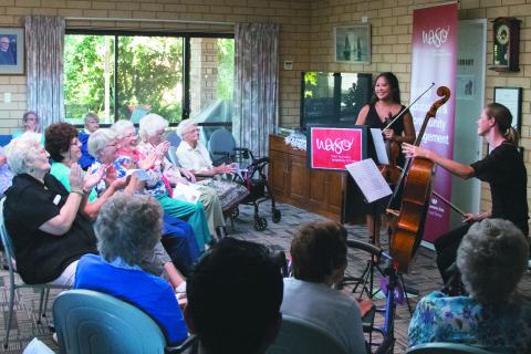 Amana delivers on arts for elderly