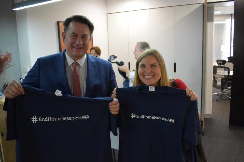 End Homlessness WA launches on Adelaide Terrace