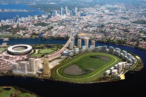 Golden Group starts work at Belmont Park