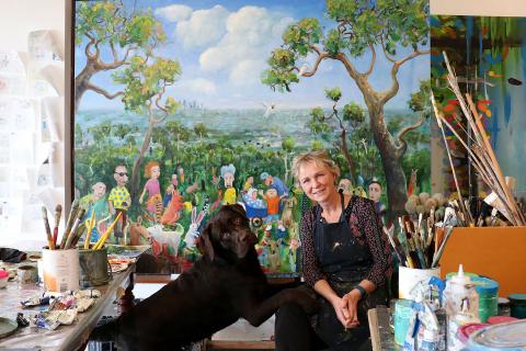 Artist uses business success to back fundraiser