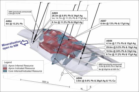 Lead lode thicker than expected for Galena