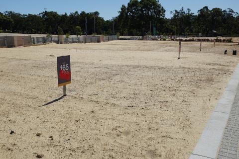 New land sales rise again