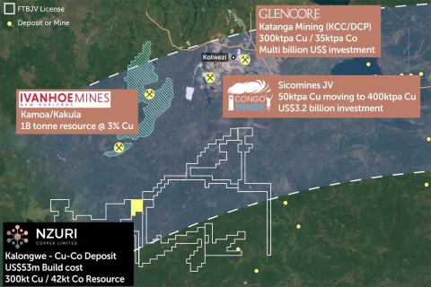 Shallow copper drilling results for Nzuri in DRC