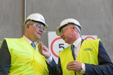 Civmec erects first steel at Henderson