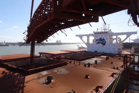 Fortescue's iron ore shipments rise 5% for quarter