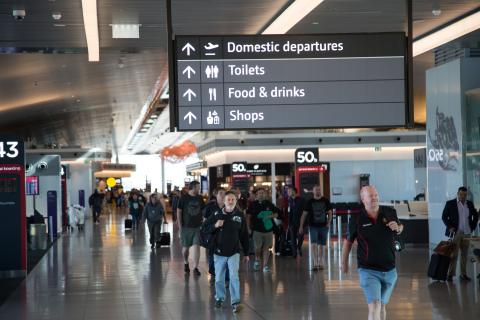 Middle-of-the-tarmac result for Perth Airport