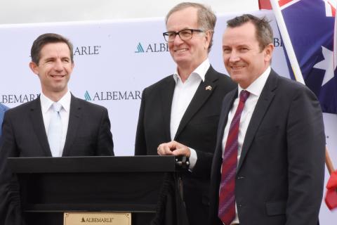 Formal sod turning at $1bn Kemerton project