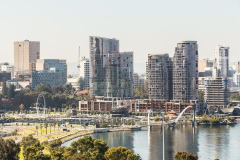 Elizabeth Quay starting to take shape