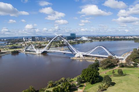 Matagarup zip line, Optus climb a step closer