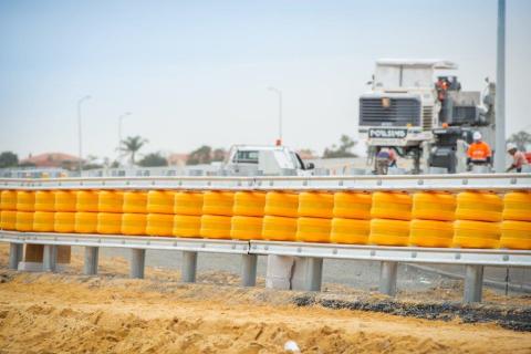 Crash barrier for WA-first trial