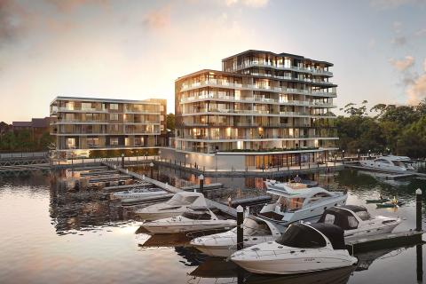 The rare waterfront views redefining apartment living