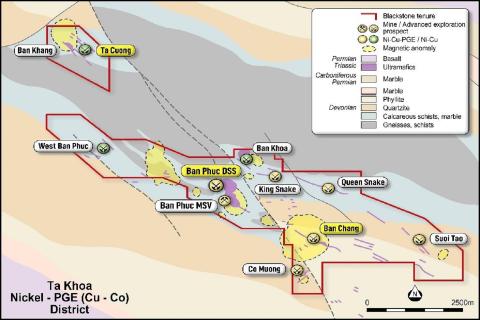 Blackstone outlines new nickel target in Vietnam
