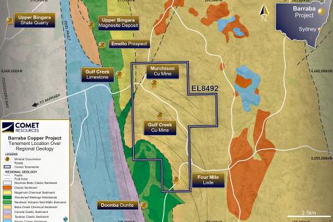 Comet secures access to Barraba copper project