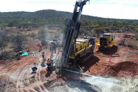 Terrain drilling at Wild-viper