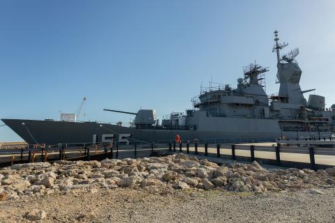 Naval dry dock wanted in the west