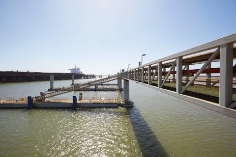 Iron ore exports buoy record trade surplus