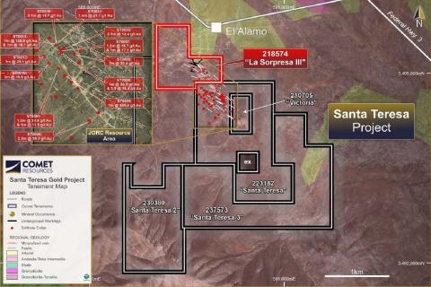 Comet grows Mexico gold footprint