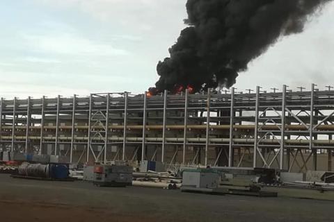 Fire at Sino Iron