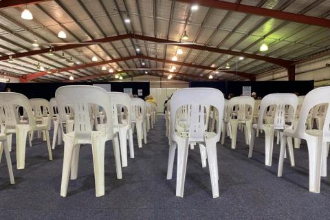 Vaccine clinic at Perth Royal Show